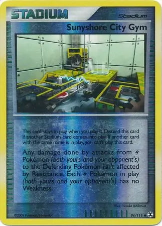 Rising Rivals Sunyshore City Gym #94/111 reverse holo